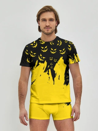 Мужские трусы с футболкой / HALLOWEEN SMILE | SMILE PUMPKIN