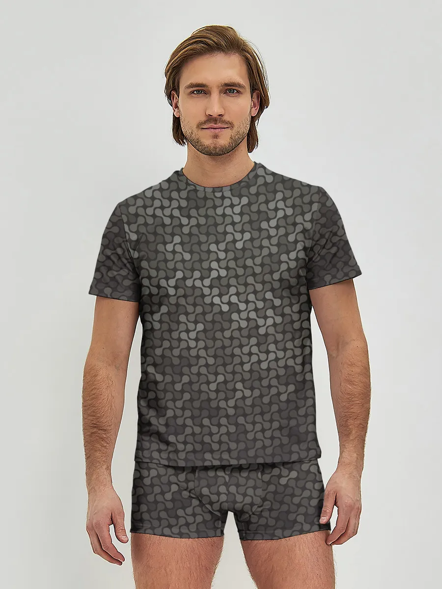 Мужские трусы с футболкой / Geometric textures