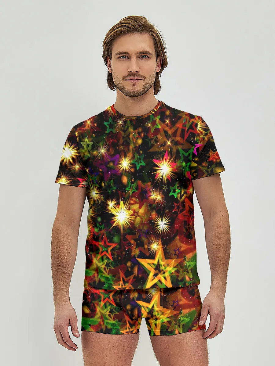 Мужские трусы с футболкой / Яркий день