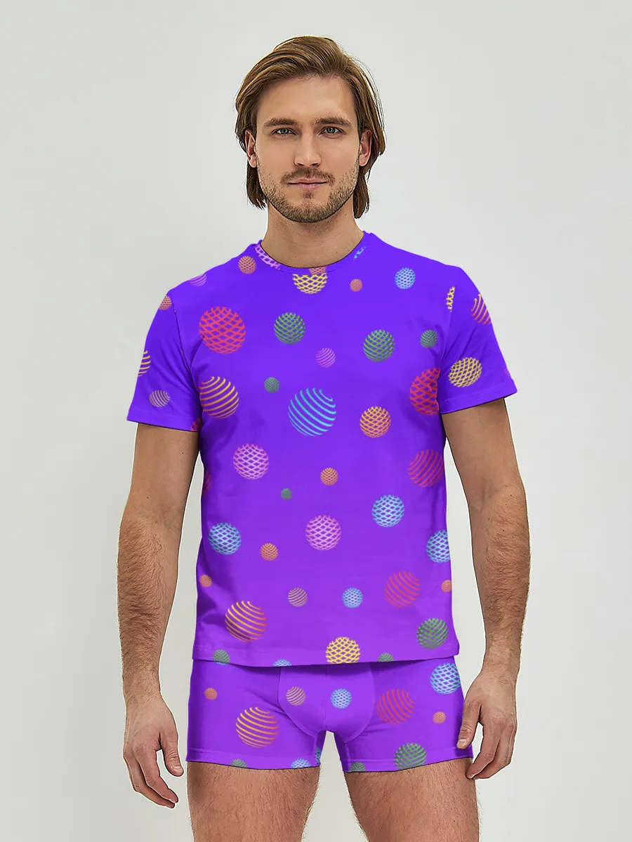 Мужские трусы с футболкой / Фантастические шары