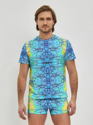 Мужские трусы с футболкой / Психоделика