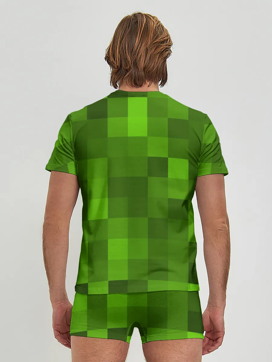 Мужские трусы с футболкой / Minecraft