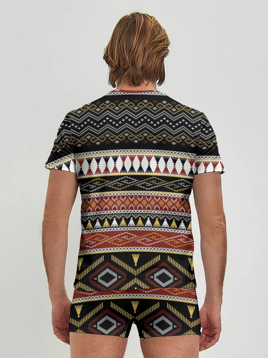 Мужские трусы с футболкой / Этническая африка