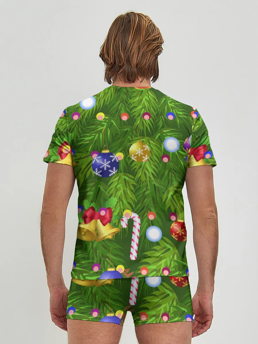 Мужские трусы с футболкой / Ёлка новогодняя