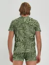 Мужские трусы с футболкой / Flowers Green
