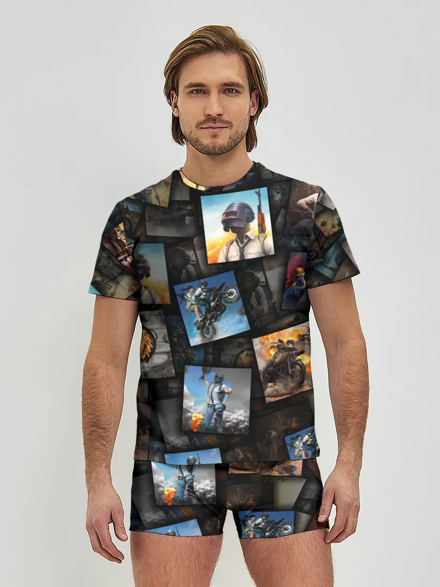 Мужские трусы с футболкой / PUBG