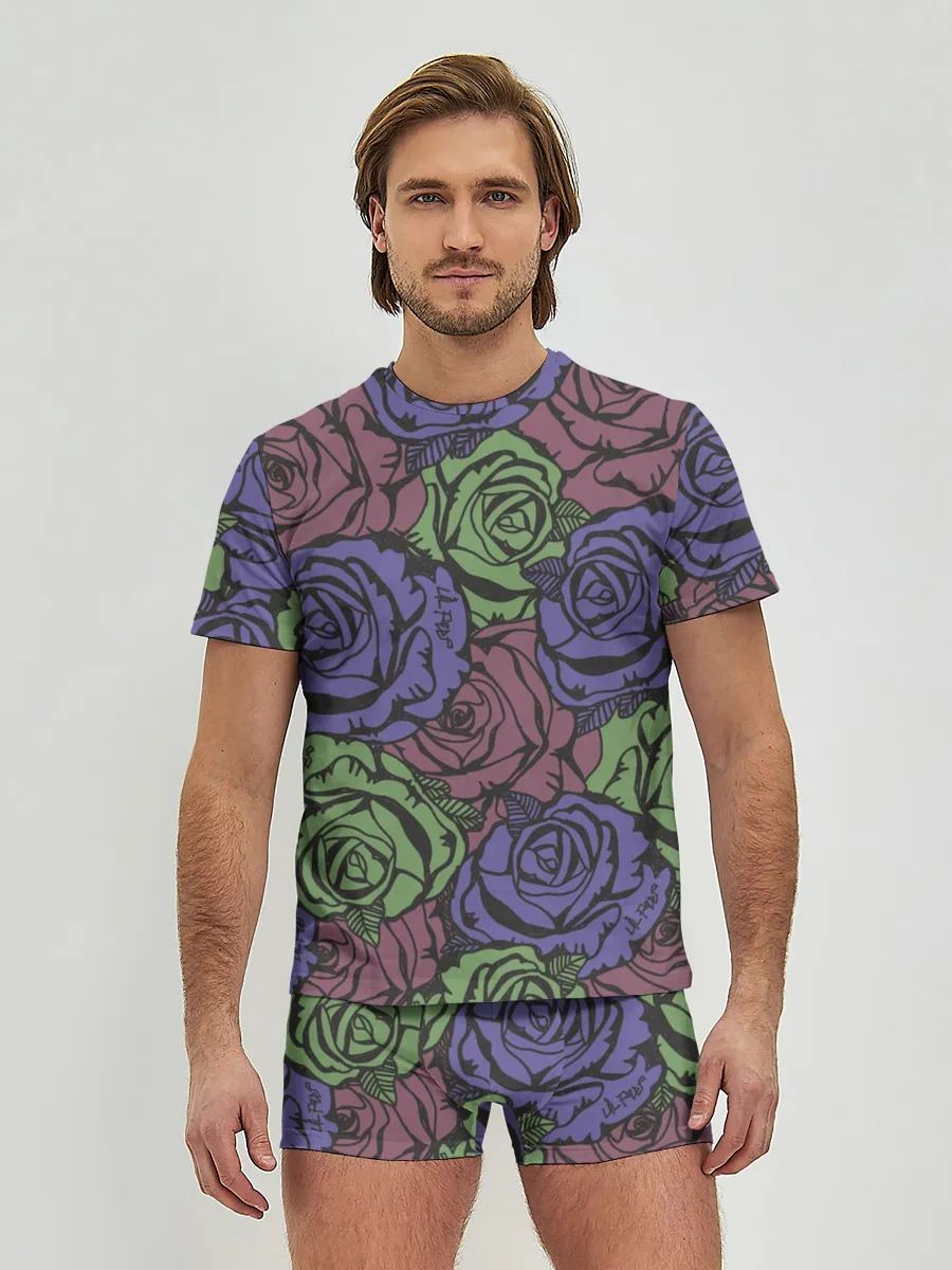Мужские трусы с футболкой / Розы Лил Пипа