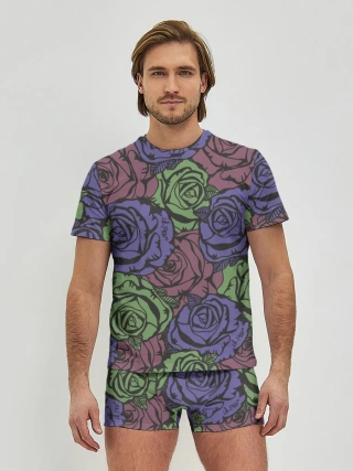 Мужские трусы с футболкой / Розы Лил Пипа