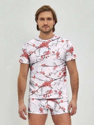 Мужские трусы с футболкой / Сакура