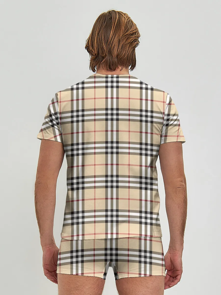 Мужские трусы с футболкой / Nova check