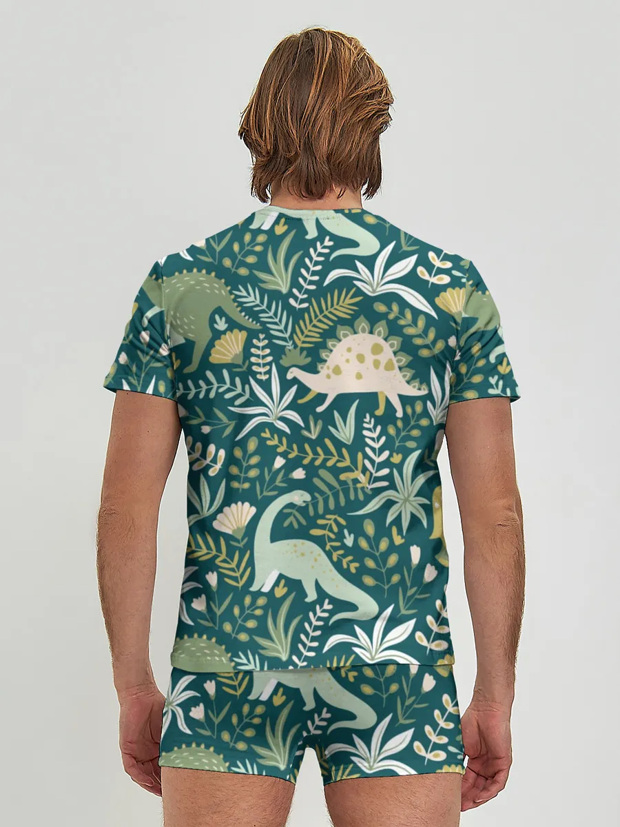 Мужские трусы с футболкой / Динозавры