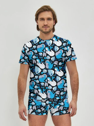 Мужские трусы с футболкой / Русалки