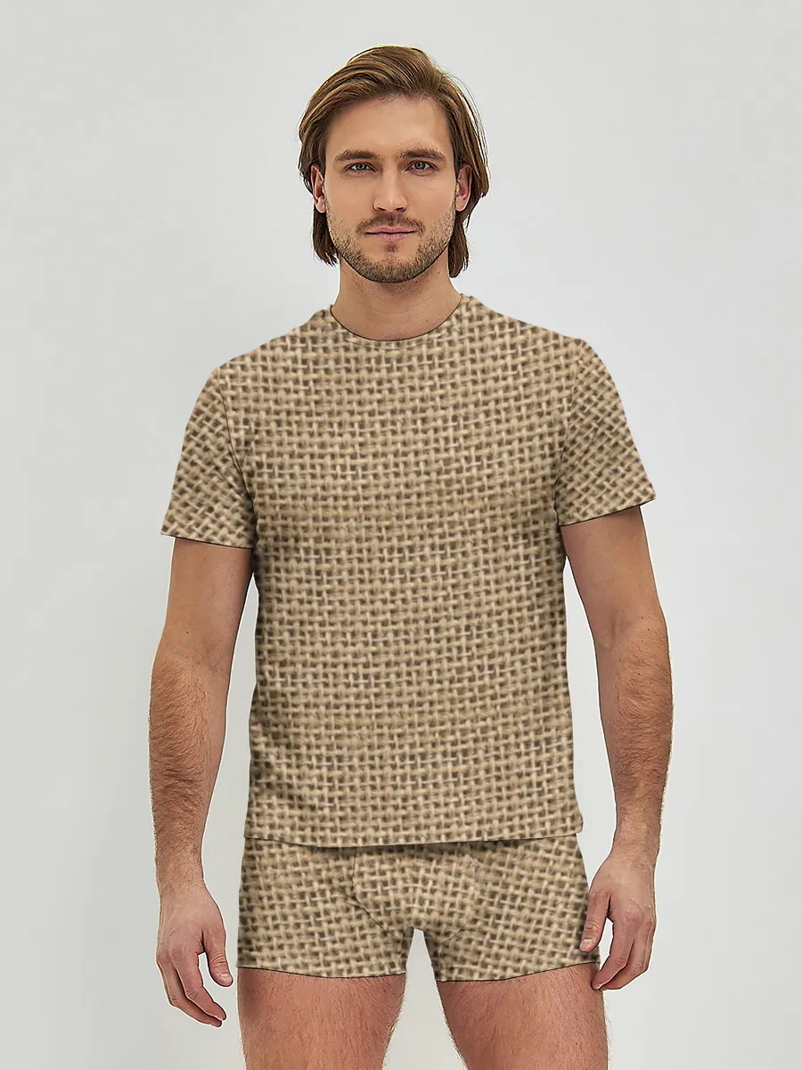 Мужские трусы с футболкой / Джут