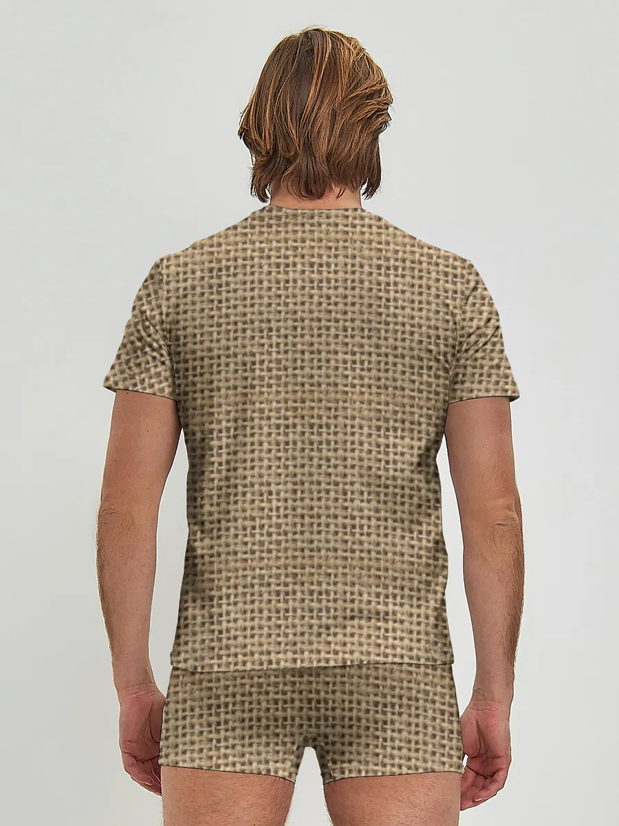 Мужские трусы с футболкой / Джут