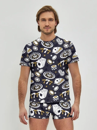 Мужские трусы с футболкой / Казино