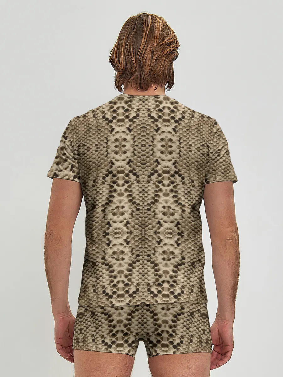 Мужские трусы с футболкой / Кожа питона