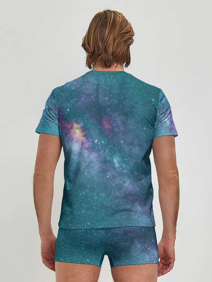 Мужские трусы с футболкой / Млечный путь