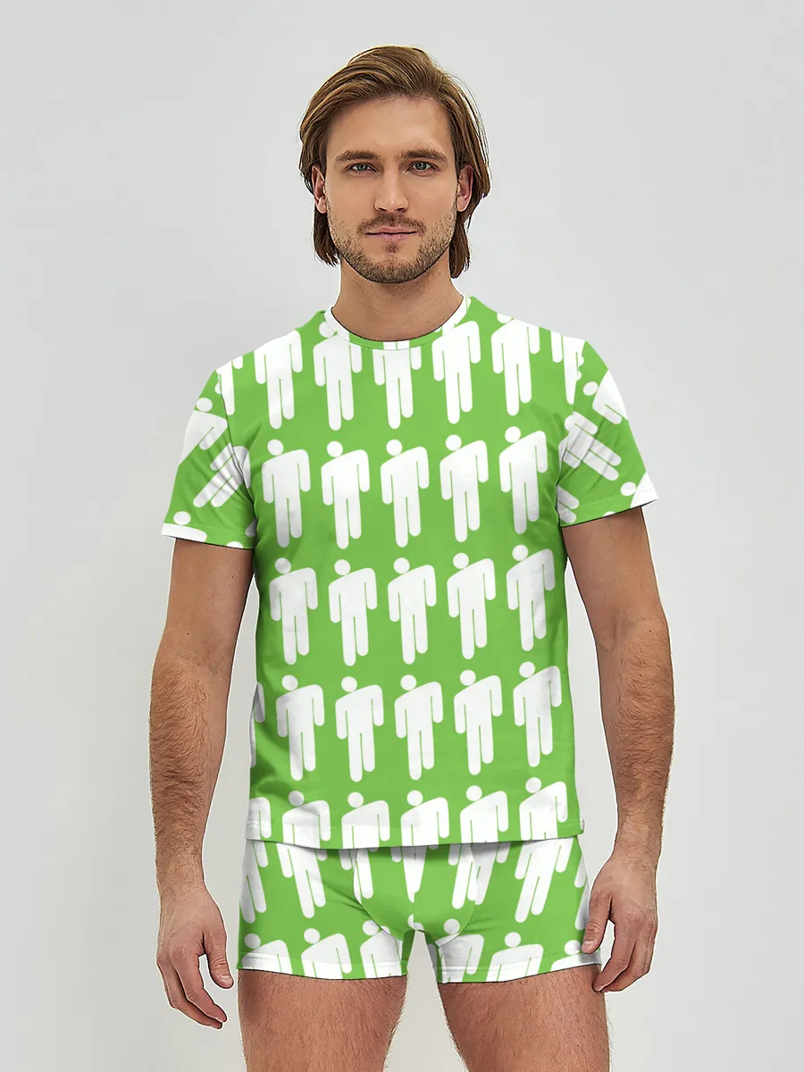 Мужские трусы с футболкой / Billie Eilish