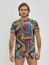 Мужские трусы с футболкой / Этнический орнамент