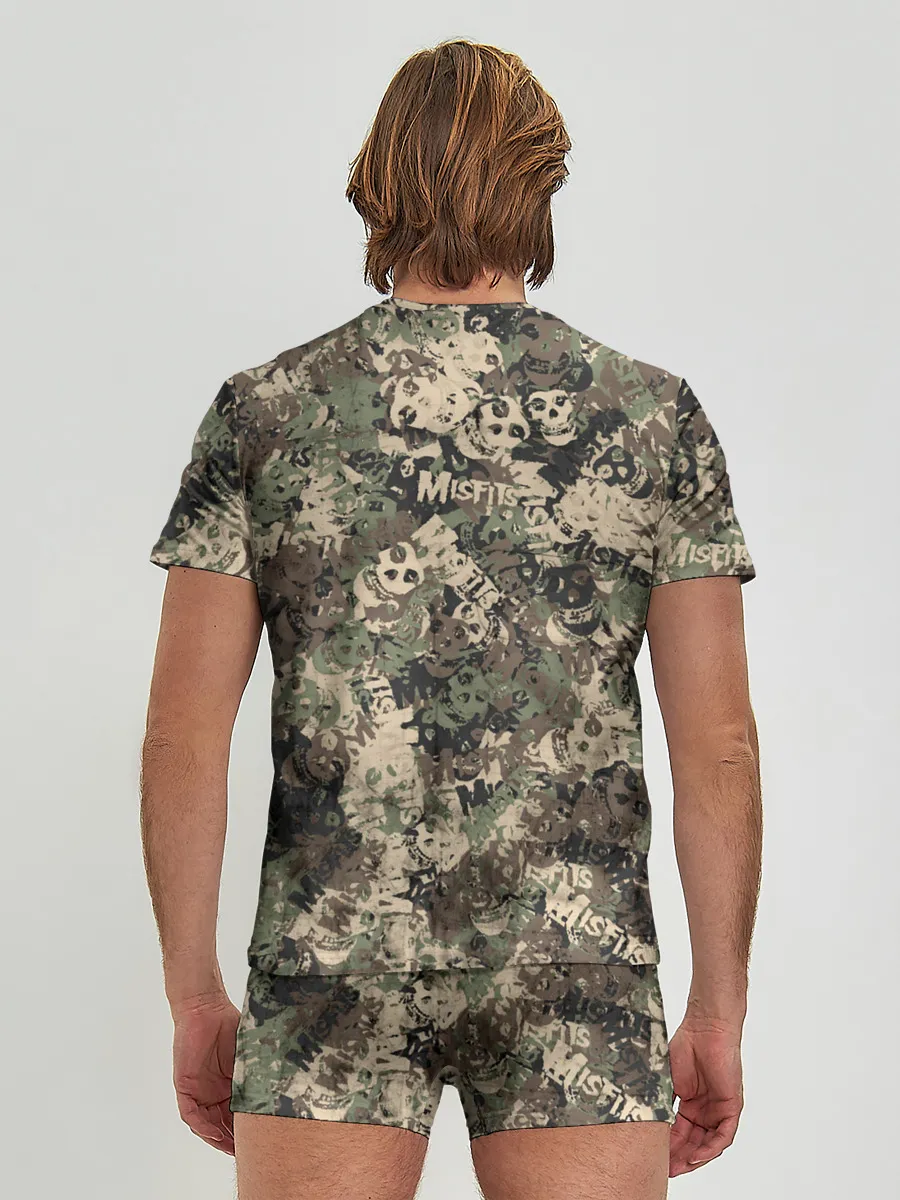 Мужские трусы с футболкой / Misfits камуфляж