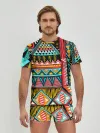 Мужские трусы с футболкой / Африканский стиль