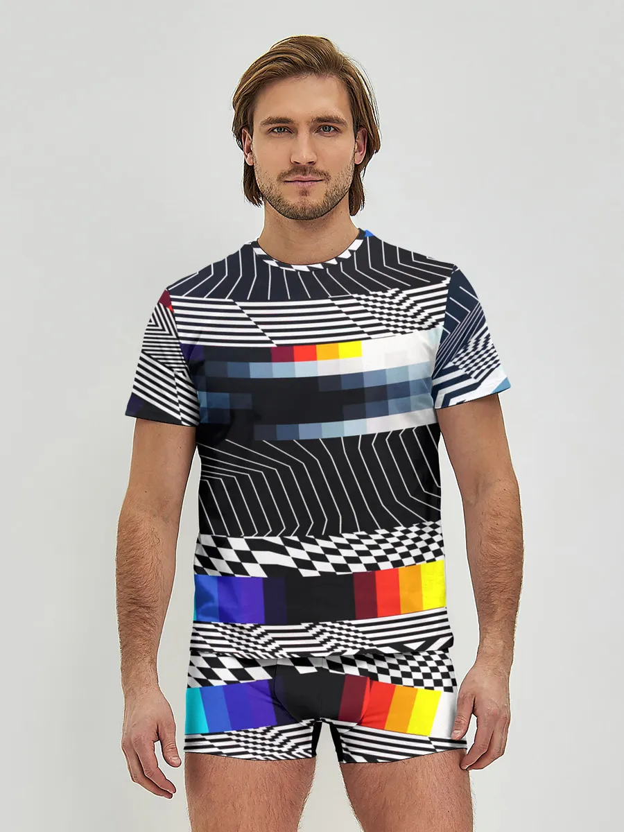 Мужские трусы с футболкой / Уличный стиль