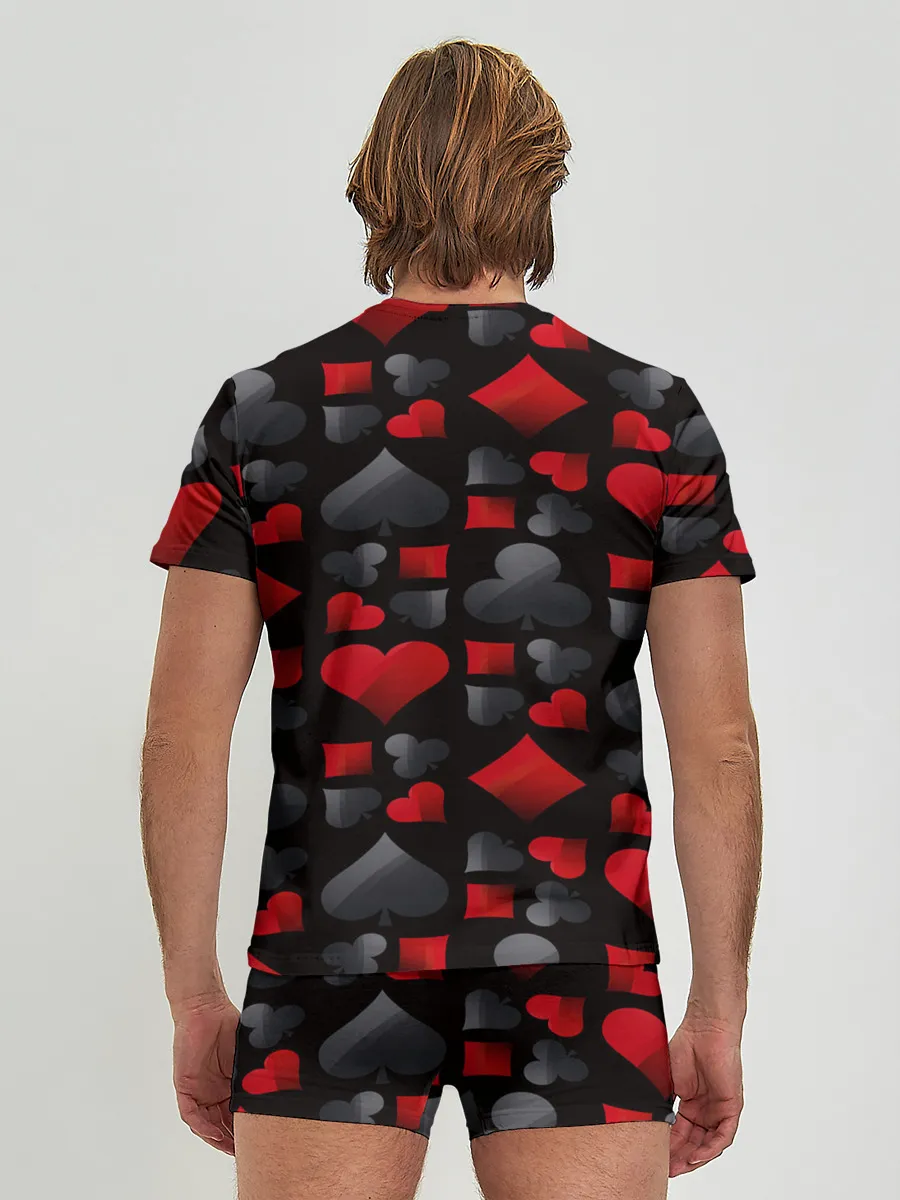 Мужские трусы с футболкой / Card suits