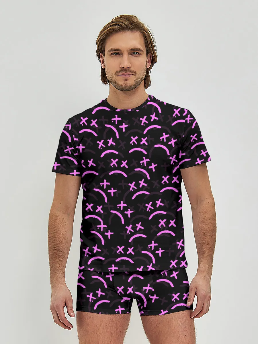 Мужские трусы с футболкой / LIL PEEP