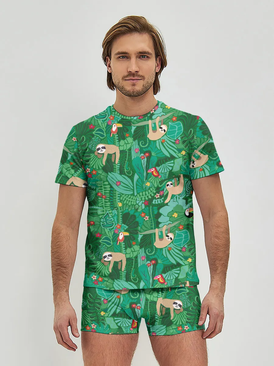 Мужские трусы с футболкой / Ленивцы