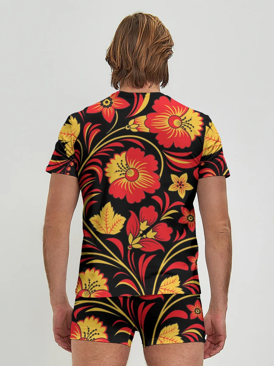 Мужские трусы с футболкой / Хохлома