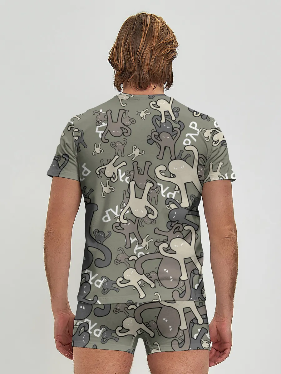 Мужские трусы с футболкой / ЪУЪ КАМУФЛЯЖ.