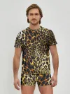 Мужские трусы с футболкой / Шкура леопарда