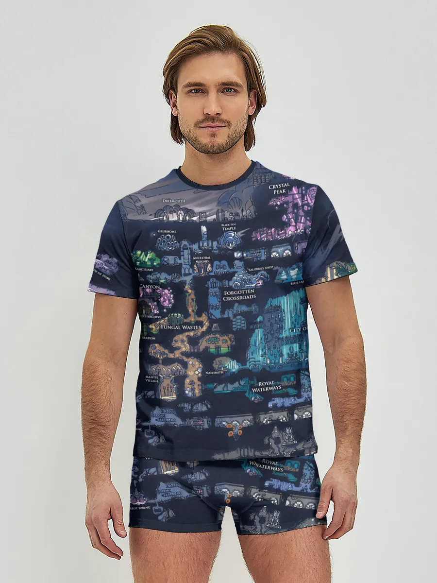 Мужские трусы с футболкой / HOLLOW KNIGHT WORLD