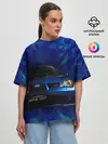 Женская футболка оверсайз / Subaru