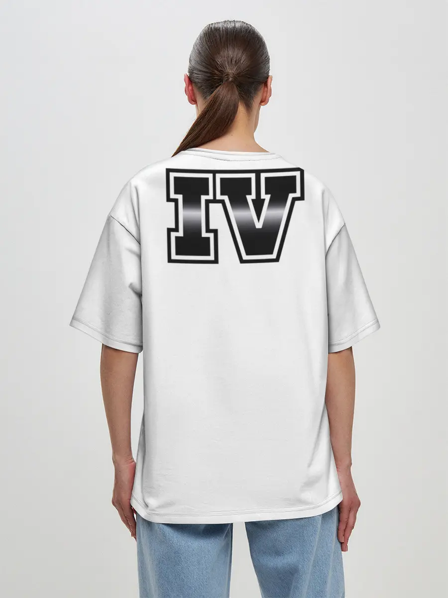 Женская футболка оверсайз / Нико