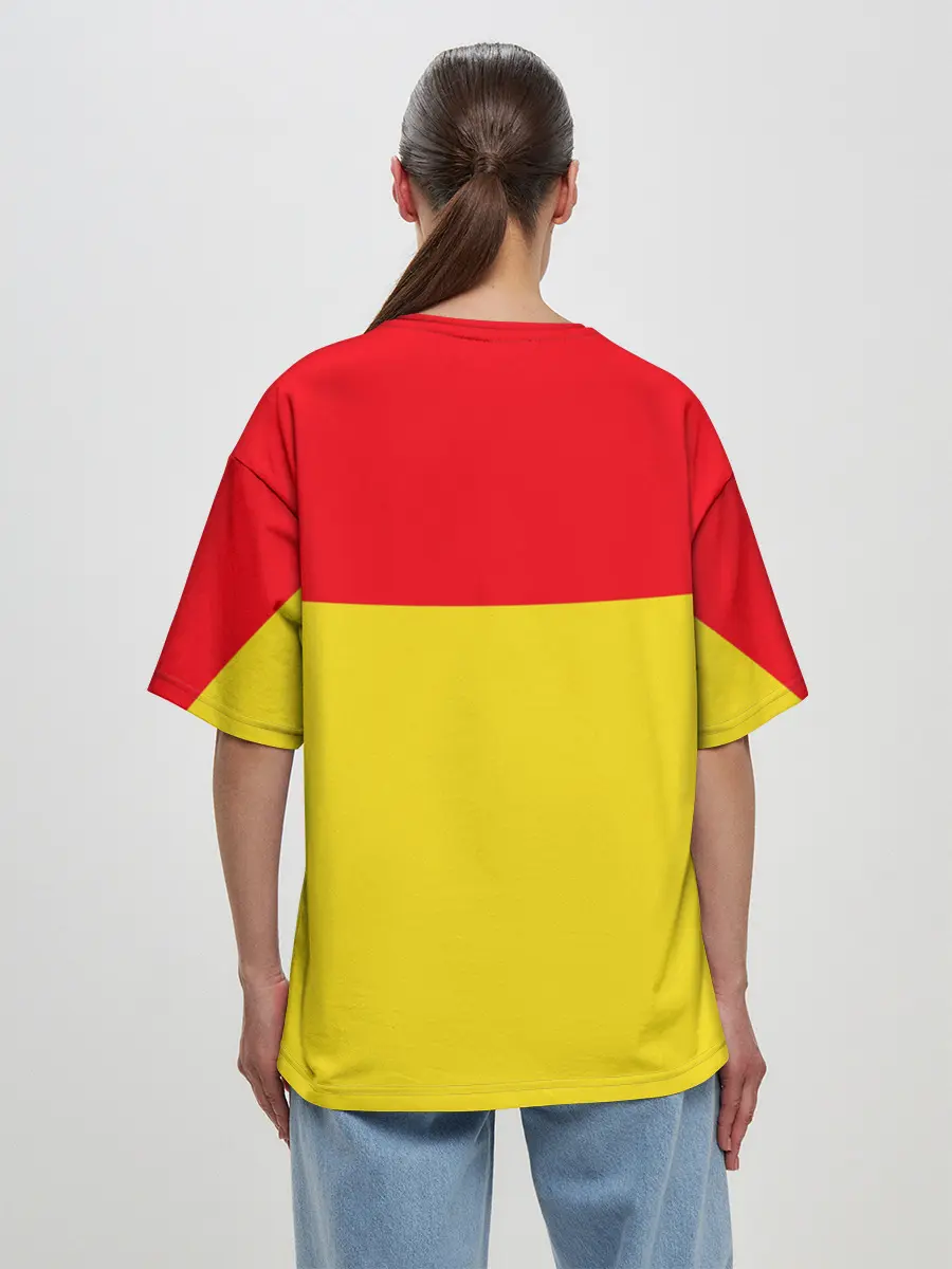 Женская футболка оверсайз / Сборная Испании по футболу