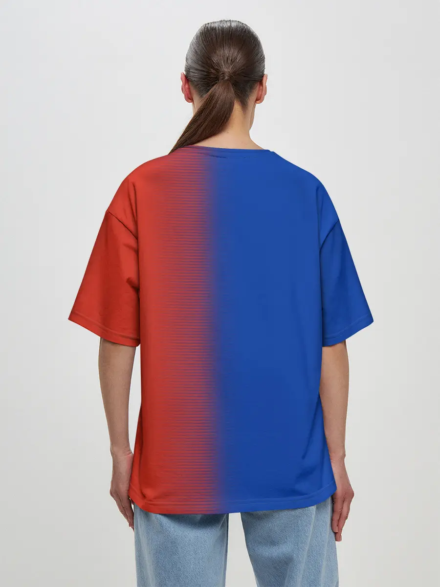 Женская футболка оверсайз / РОССИЯ | RUSSIA