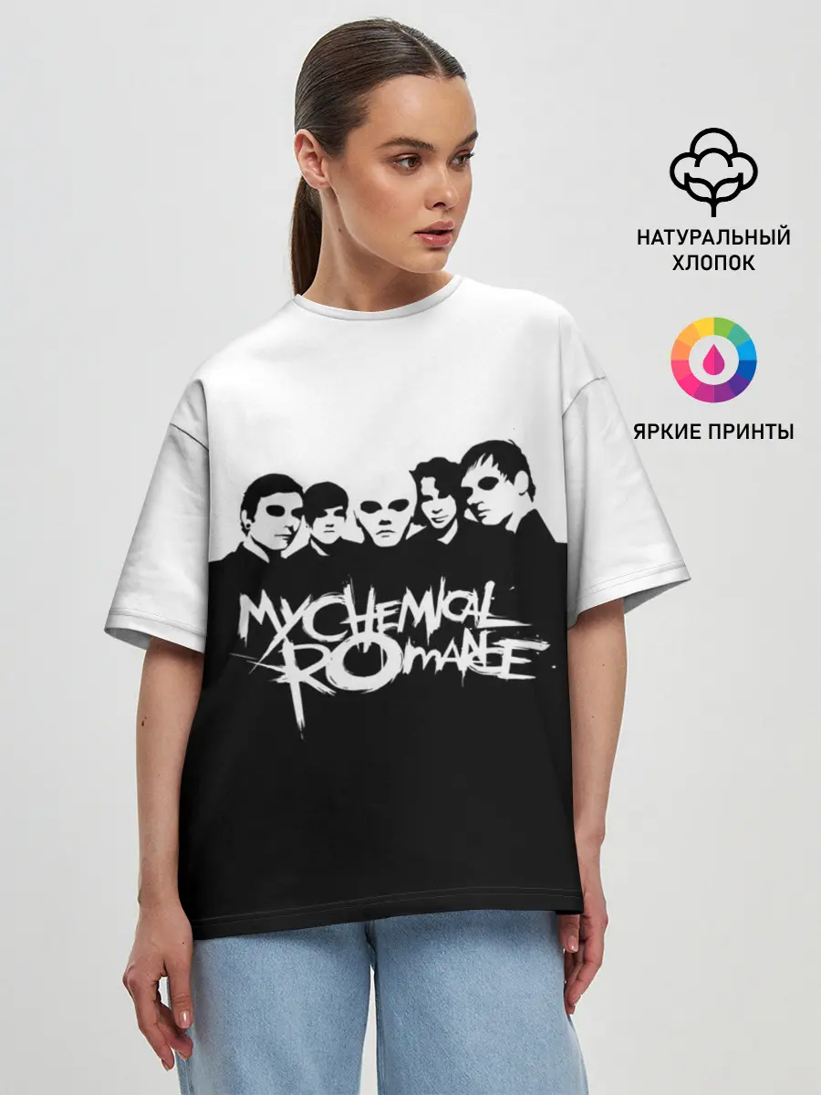 Женская футболка оверсайз / My Chemical Romance