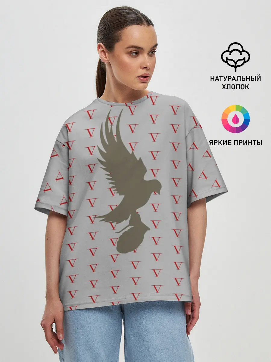 Женская футболка оверсайз / Hollywood Undead