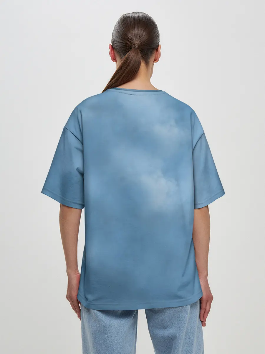 Женская футболка оверсайз / Skillet