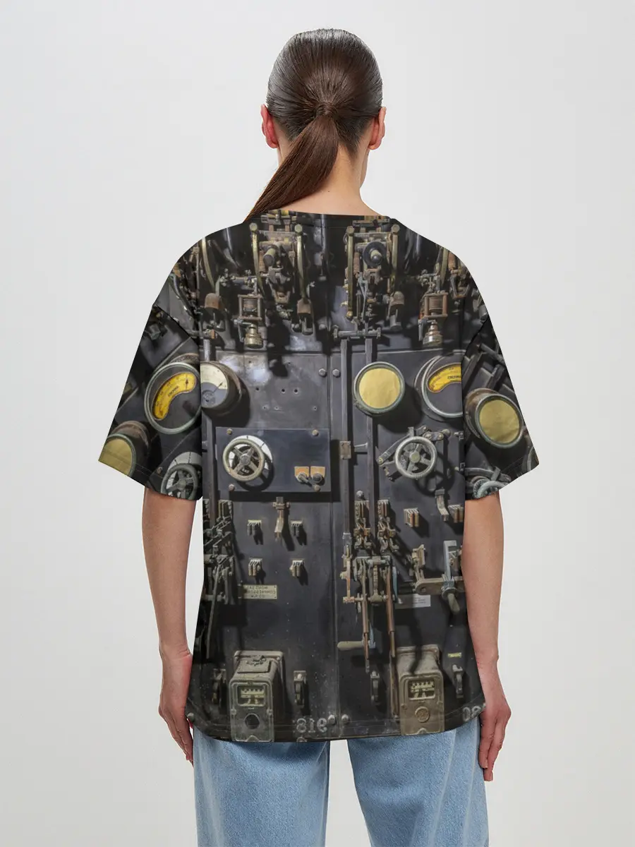 Женская футболка оверсайз / Механизм