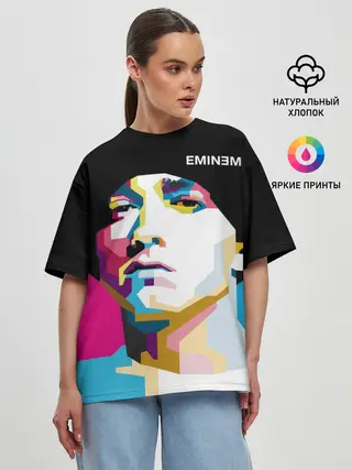Женская футболка оверсайз / Eminem