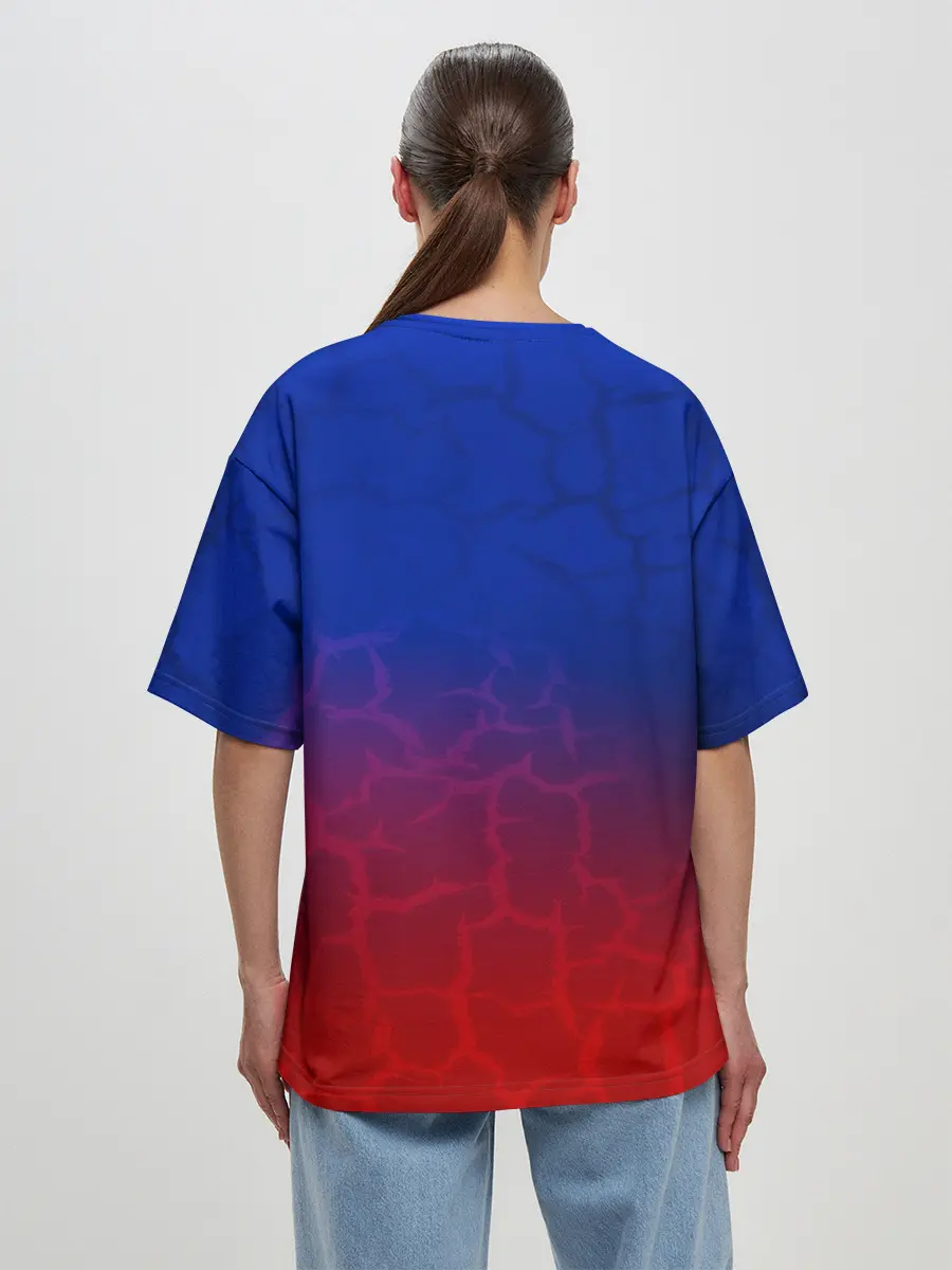 Женская футболка оверсайз / AC/DC angel&devil