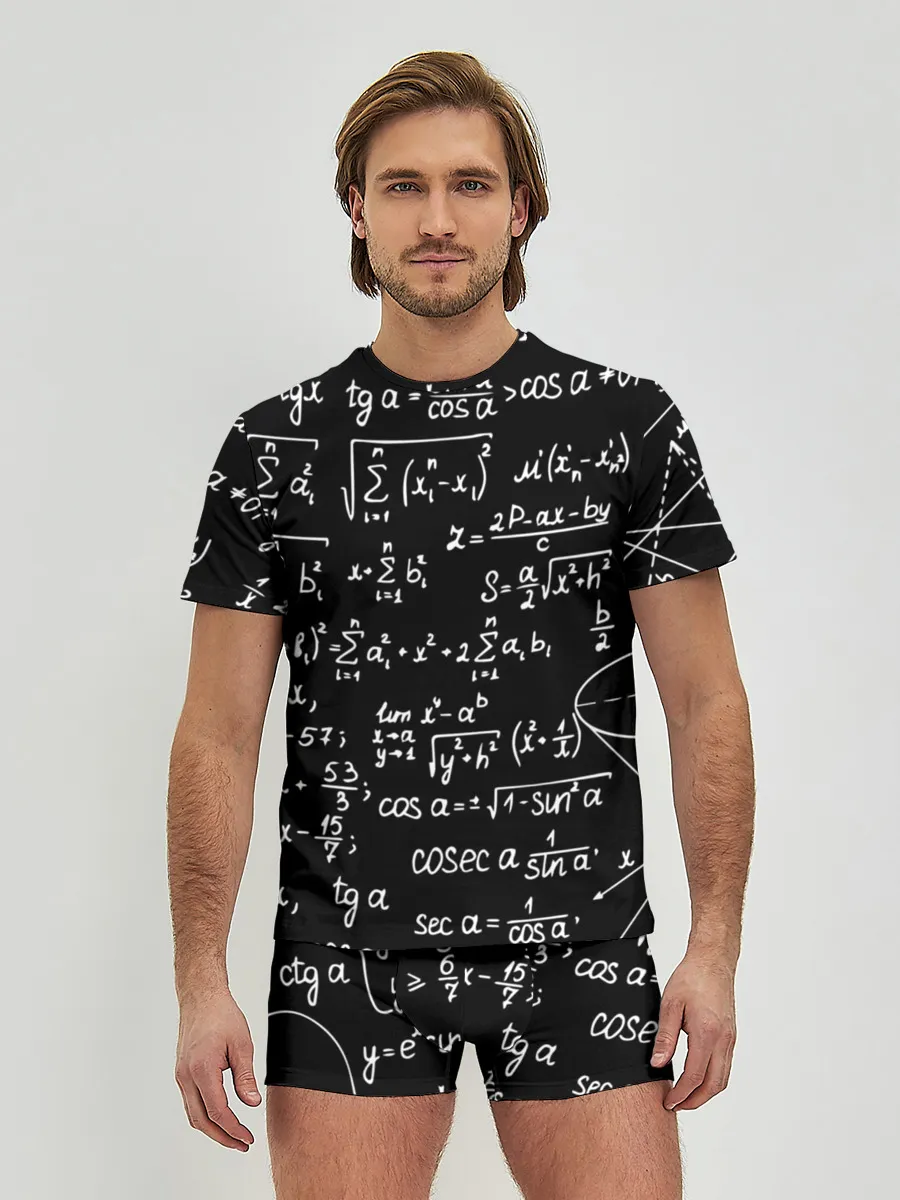 Мужские трусы с футболкой / ФОРМУЛЫ АЛГЕБРА
