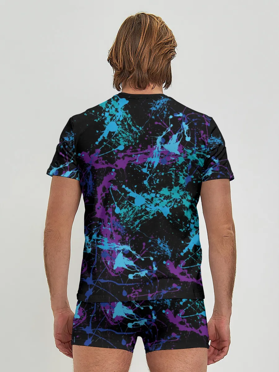 Мужские трусы с футболкой / Брызги