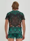 Мужские трусы с футболкой / Ретро Орнамент