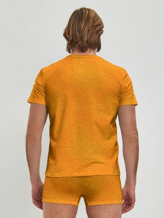 Мужские трусы с футболкой / Апельсин