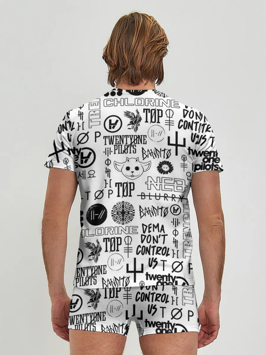 Мужские трусы с футболкой / TWENTY ONE PILOTS