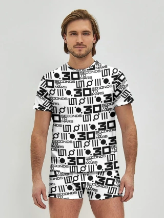 Мужские трусы с футболкой / 30 SECONDS TO MARS