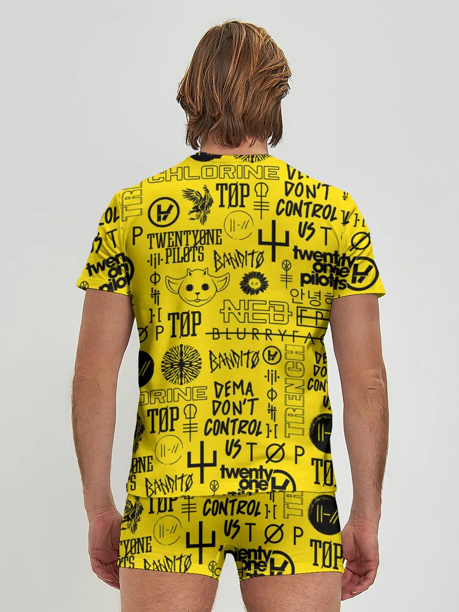 Мужские трусы с футболкой / TWENTY ONE PILOTS